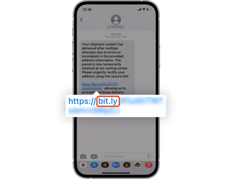Ejemplo URL acortada